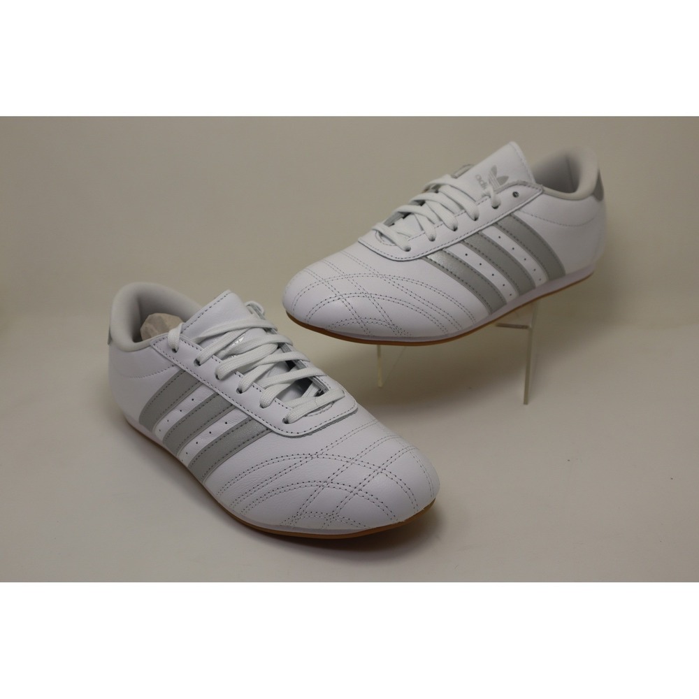 adidas Taekwondo Lace Women's 8 White Silver Gum Leather JS1192 NWOB